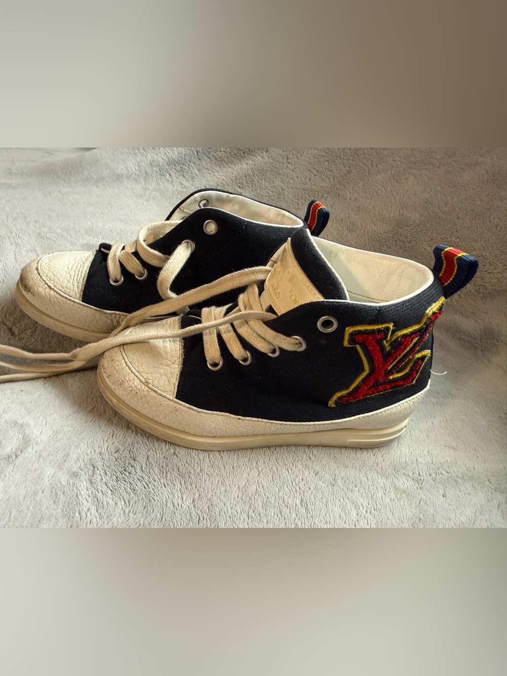 Louis Vuitton Kids High-Top Sneakers